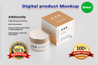 design a digital product mockup