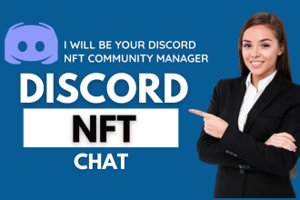 professionally be active and chat on your discord nft community server