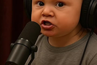 create viral ai baby talking podcast videos, for tikok, youtube and instagram