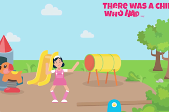 create 2d animated lyrics video in any language