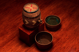 design game ready props with modeling and basic animation