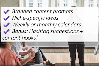 create custom social media prompts