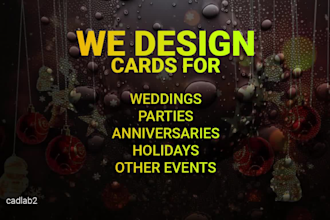 design invitation, wedding, birthday and greeting card