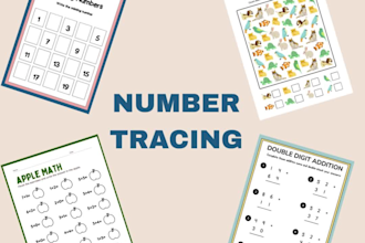 customize activity worksheets for preschool and kindergarten