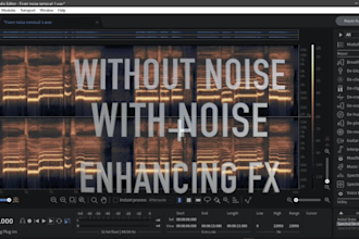 remove noise, pops, clicks, and various audio issues