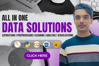 do extraction, preprocessing, cleaning and analysis of data