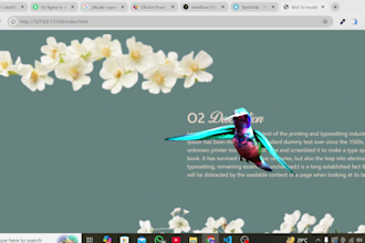 make 3d interactive portfolio website using three js