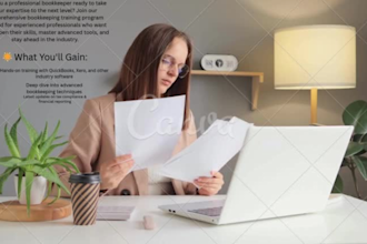 bookkeeping training  support quality audit in quickbooks