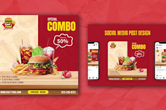 design viral social media posts and youtube thumbnails
