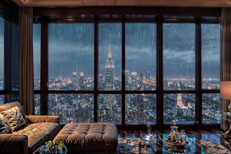 create cozy rain meditation video with original sound