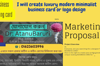 design canvas modern minimalist business card and advanced graphic design