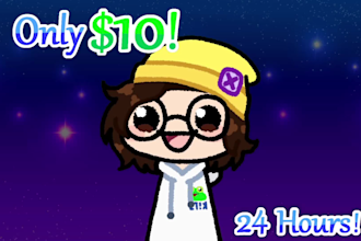 create a chibi pngtuber vtuber model quick 24 hours