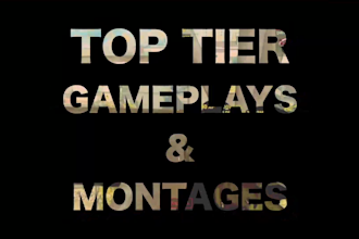 edit funny gaming videos and montages, tiktok, youtube