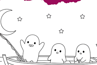 custom kawaii coloring pages for KDP