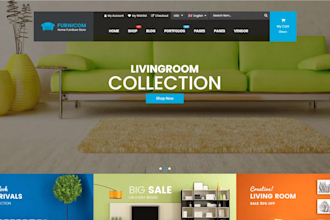 create furniture, interior, decorative, remodeling, handicraft website