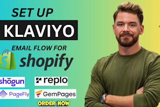 redesign shopify website design virtual assistant klaviyo flows pod 3d shopify