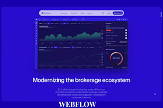 redesign edit webflow template, fix webflow responsive issue, 3d webflow website