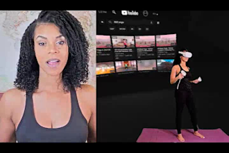 create a promotional spokesperson video