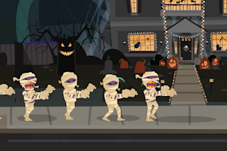 do joyful and colorful animated music videos for kids