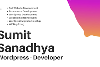 do wordpress website design and customization