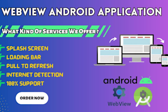 convert any website to android app webview