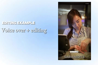 create ai voice over and edited videos