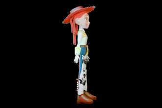 make pixar style 3d characters for animations