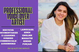 be your indian voice over expert