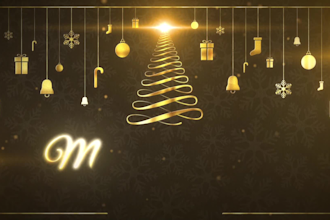 create an awesome merry christmas greetings video