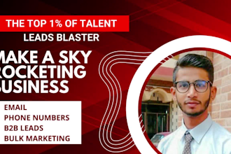 do bulk phone numbers, emails, and b2b leads from any platform in 24 hours