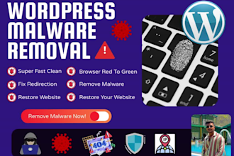 remove malware and secure your hacked wordpress website