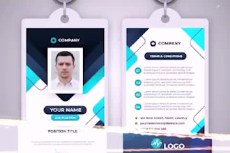 design premium id cards, name cards, lanyards, or any badge