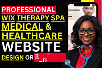 design, redesign wix medical website, mental health wellness counseling therapy