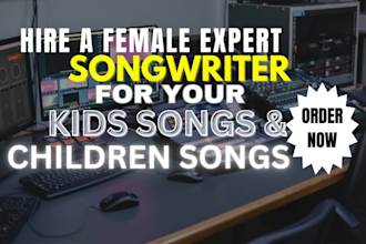 create original children, kids music, jingles or lullabies