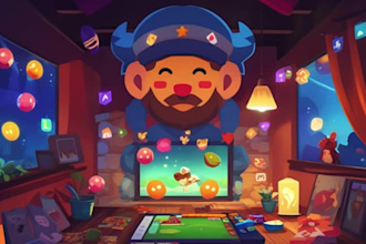 design a professional game banner or steam capsule that converts