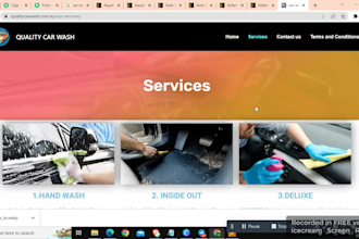 design a car wash website car detailing website, , car dealers website