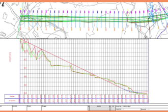 do  highway and road design in civil 3d with earthwork quantities site plan grad