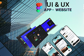 design ui ux website, mobile app using figma, website mockup