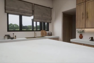 render 3d exterior for house commercial building, 3d design of a room in blender