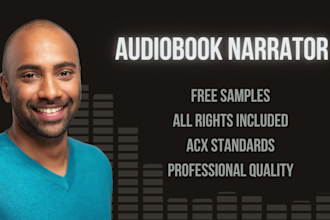 be your professional audiobook narrator