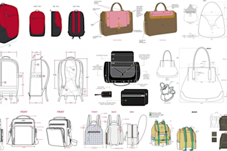 design tech pack duffle bag, handbag, bag design, backpack, bag tech pack