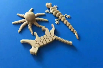 sculpt 3d bjd 3d doll toy design 3d articulated model for 3d printing