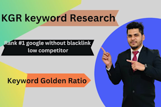 do kgr keyword research that actually ranking your website