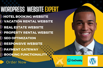 create hotel booking, real estate reservation, and airbnb holiday website