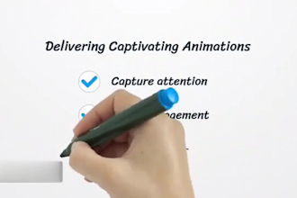 create an amazing whiteboard video for mobile app promotion and game