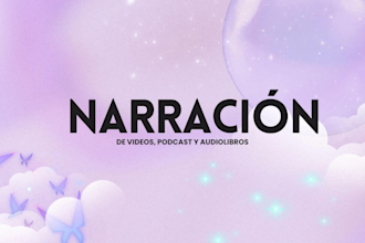 locución expresiva en español para comerciales y más