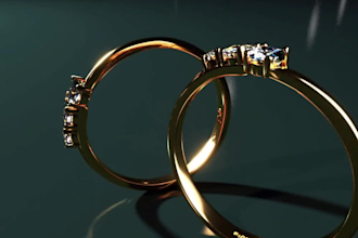 design stunning ring animation, 3d ring model, ring design, 3d ring, 3d fashion