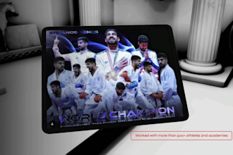 design professional sports posters for athletes and events