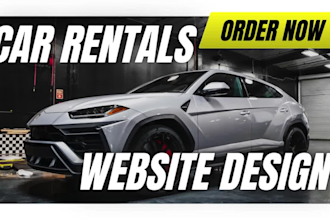 design taxi car dealership vtc online car rentals SEO limousine booking website