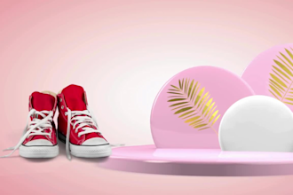 do animated shopify banner, 3d animated website hero section